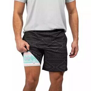 Chubbies Black Quest Lined Shorts | Medium | 7" Inseam